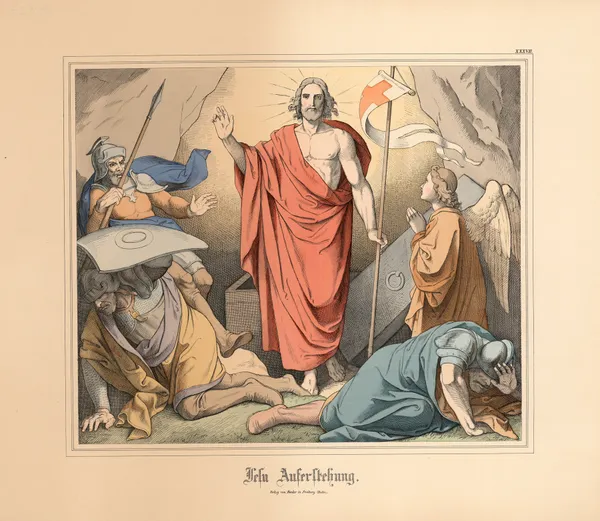 Jesu Auferstehung (19th century) av Johann Nepomuk Heinemann