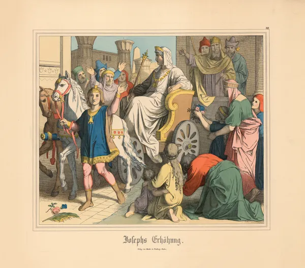 Josephs Erhöhung (19th century) av Johann Nepomuk Heinemann
