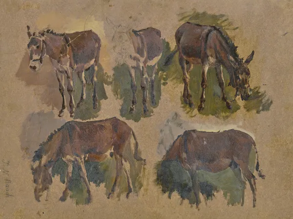 Five mules av Johann Nepomuk Rauch
