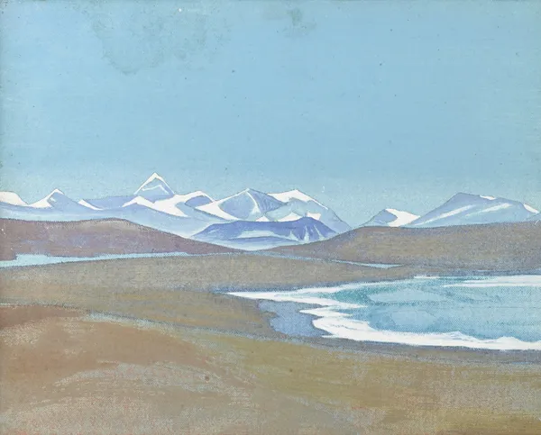 Himalayas from Ting-kye Dzong av Nicholas Roerich
