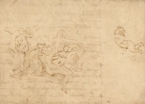 Study for the Triumph of Neptune and Amphitrite av Nicolas Poussin