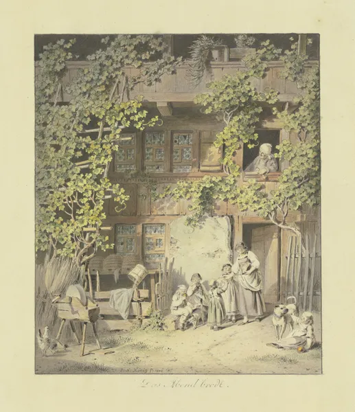 Das Abendbrot av Franz Niklaus König