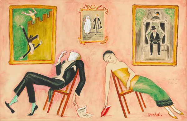 Familjeidyll av Nils Dardel