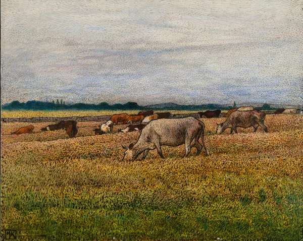 Landscape with Cows av Nils Kreuger
