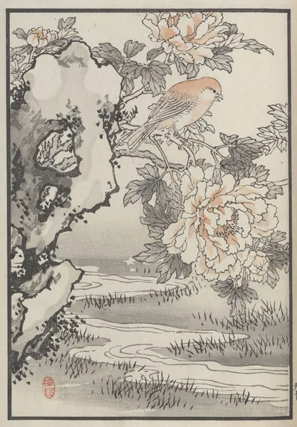 Bairei hyakuchō gafu. Ten Pl.19 av Kōno Bairei