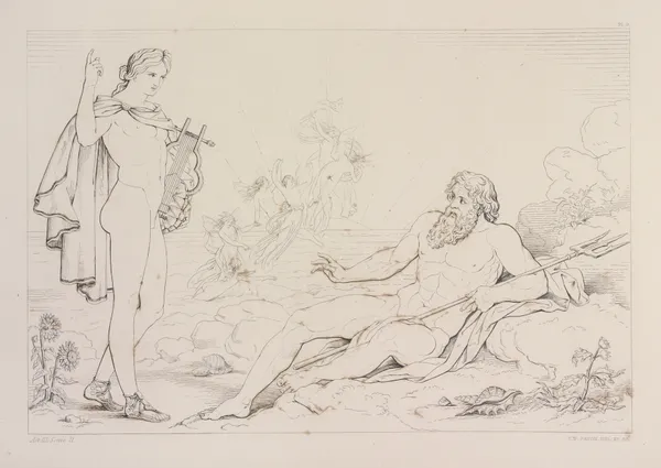 Compositions from Shelley’s Prometheus unbound Pl.10 av Sir Joseph Noel Paton