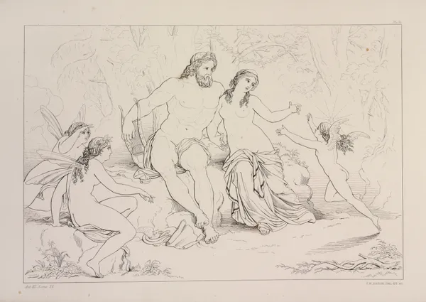 Compositions from Shelley’s Prometheus unbound Pl.12 av Sir Joseph Noel Paton