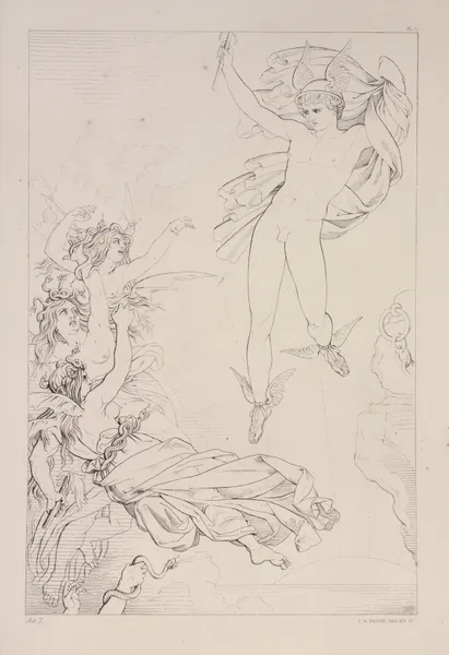 Compositions from Shelley’s Prometheus unbound Pl.2 av Sir Joseph Noel Paton