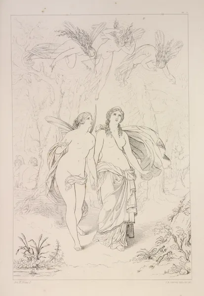 Compositions from Shelley’s Prometheus unbound Pl.4 av Sir Joseph Noel Paton