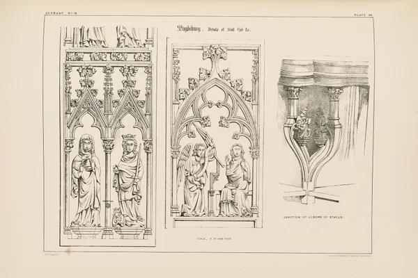 Magdeburg. Details of Stall End, &c. av Richard Norman Shaw