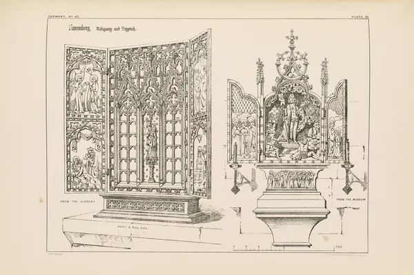 Nuremberg. Reliquary and Tryptich. av Richard Norman Shaw