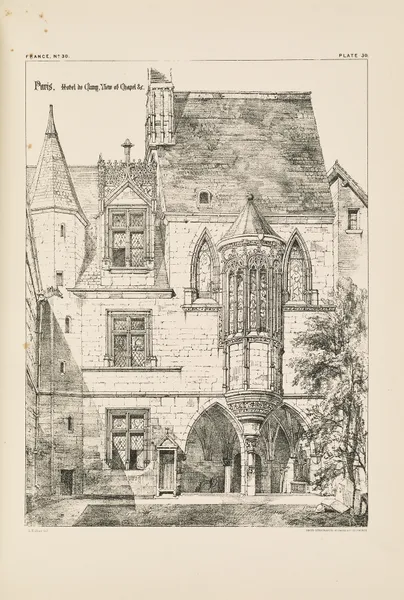 Paris. Hotel de Cluny. View of Chapel av Richard Norman Shaw