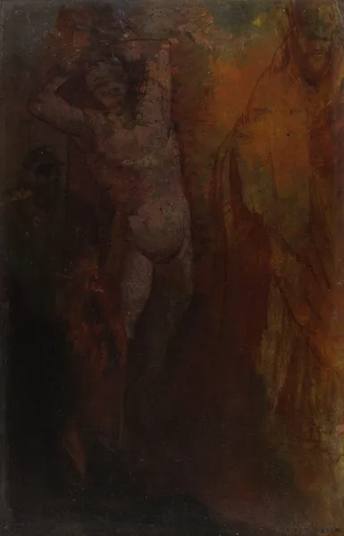 Composition à trois personnages av Odilon Redon