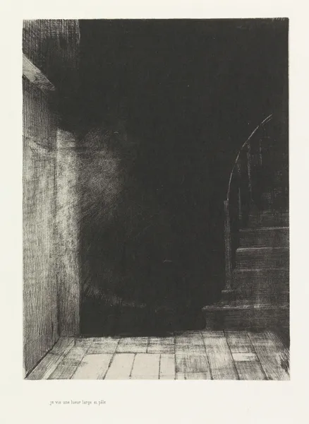 I Saw a Flash of Light, Large and Pale av Odilon Redon
