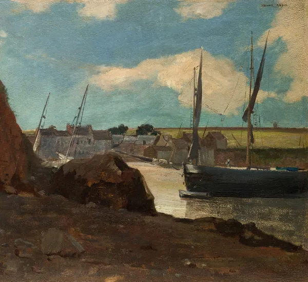 The Port of Morgat av Odilon Redon