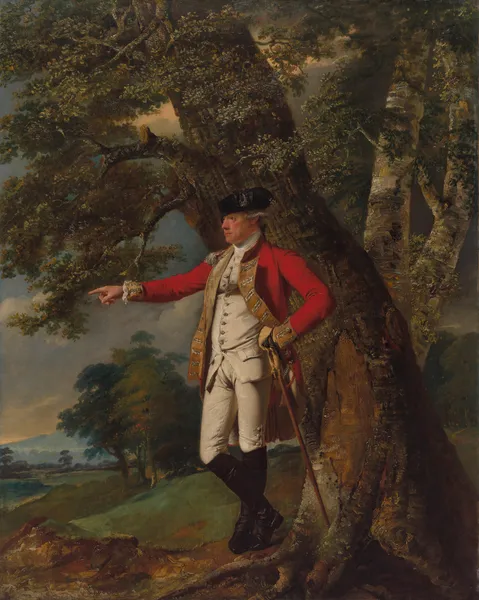 Portrait of Colonel Charles Heathcote av Joseph Wright of Derby