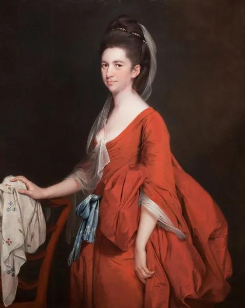 Portrait of Dorothy Beridge, nèe Gladwin av Joseph Wright of Derby