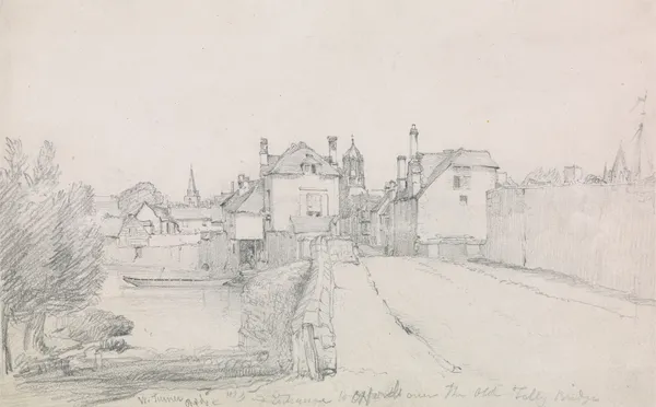 Oxford, Folly Bridge av William Turner of Oxford