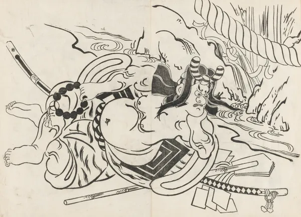Yakusha ezukushi Pl.11 av Okumura Masanobu