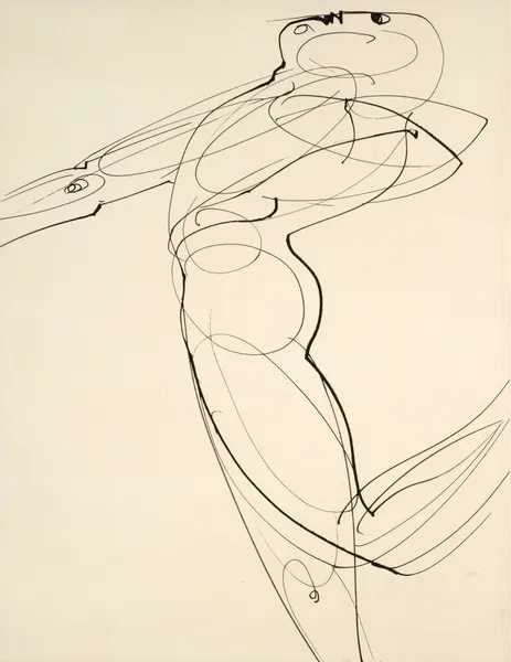 Figure Bending Backwards av Oskar Schlemmer