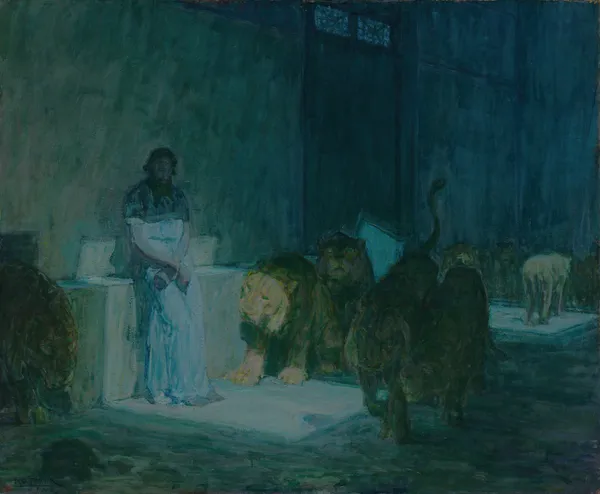 Daniel in the Lions’ Den av Henry Ossawa Tanner