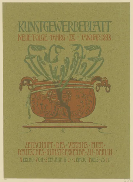 Kunstgewerbeblatt Neue Folge (Januar 1898) av Otto Eckmann