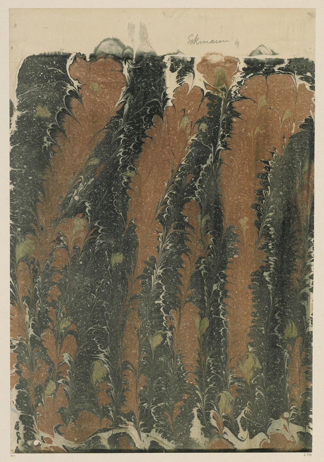 Marmorpapier av Otto Eckmann