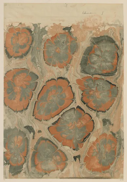 Marmorpapier av Otto Eckmann