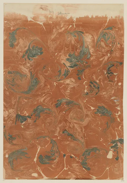 Marmorpapier av Otto Eckmann