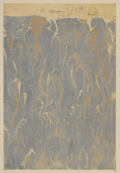 Marmorpapier av Otto Eckmann