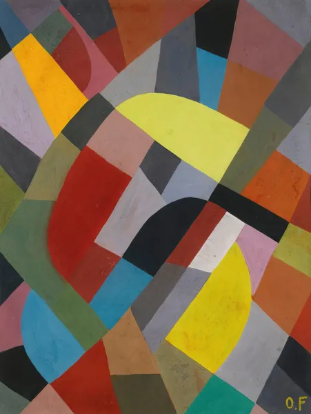 Composition Abstraite av Otto Freundlich