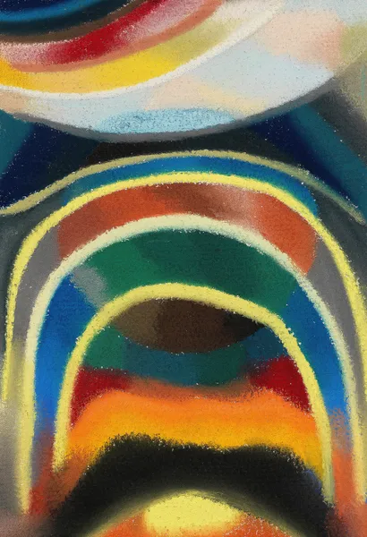 Lichtkreise (Kosmischer Regenbogen) av Otto Freundlich