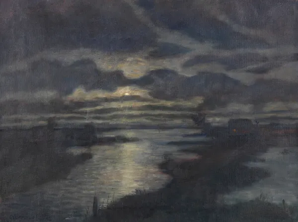 Mondnacht av Otto Modersohn