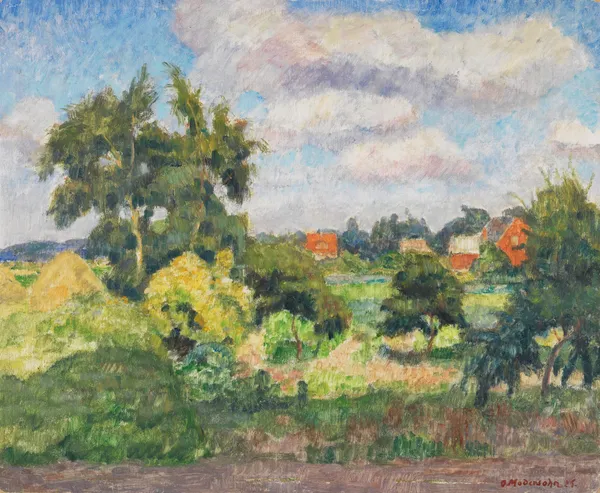 Sommertag in den Feldern bei Fischerhude av Otto Modersohn