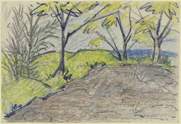 Landscape av Otto Mueller