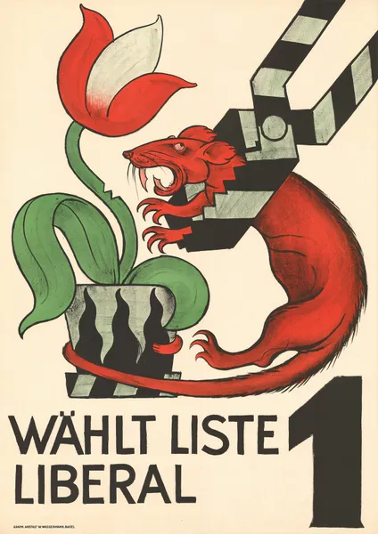Wählt Liste 1 – Liberal av Otto Plattner