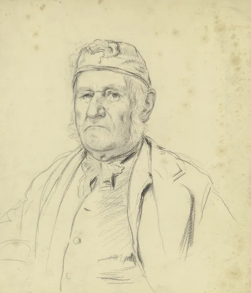 Bildnis des alten Müllers zu Streatley av Otto Scholderer