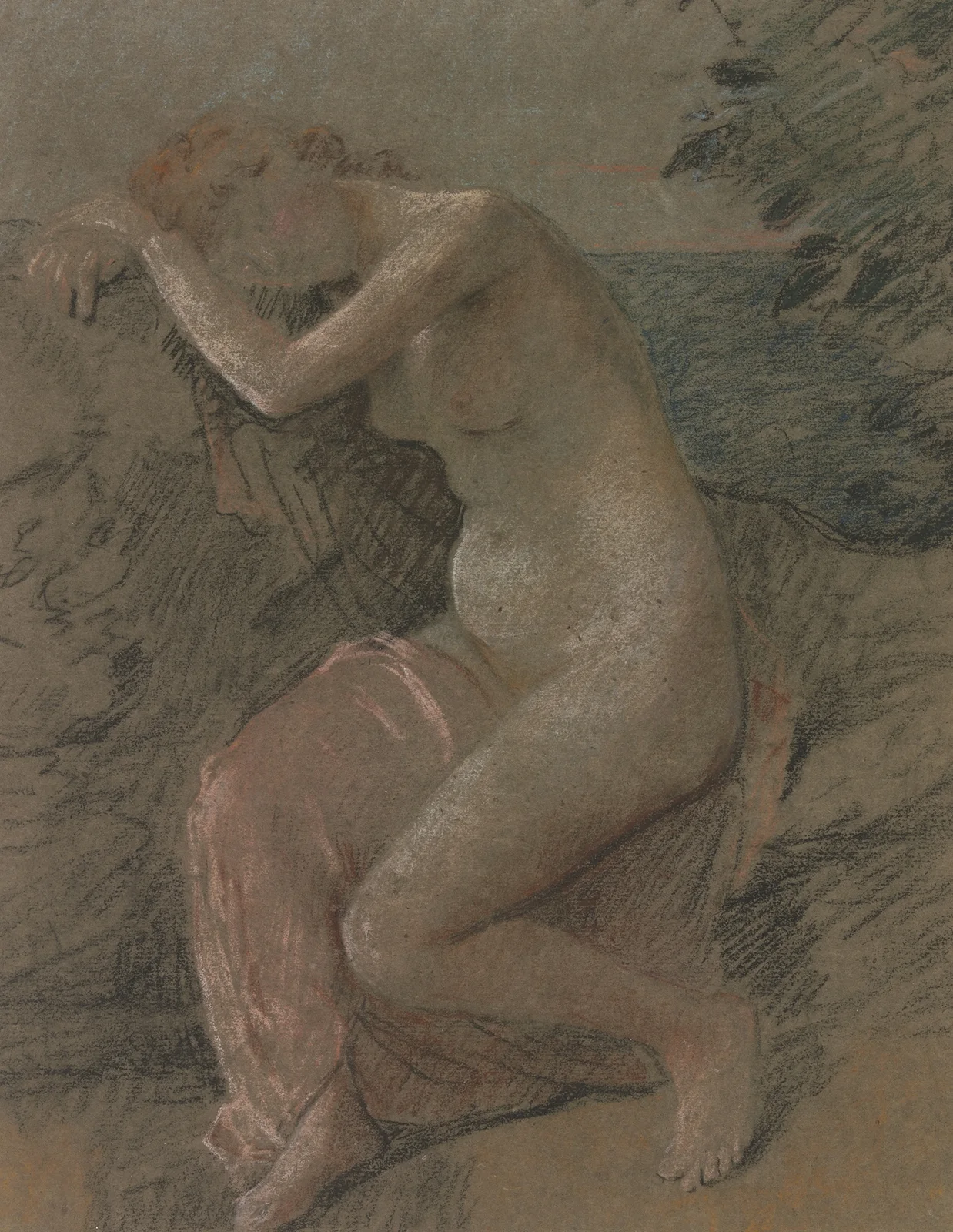 The nymph av Otto Scholderer