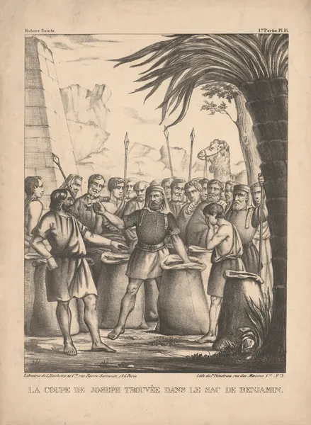 La coupe de Joseph trouvee dans le sac de Benjamin av P. Bineteau