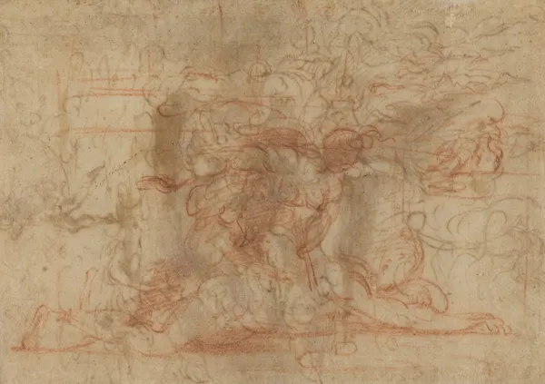 Jael and Cisera (verso) av Parmigianino