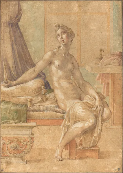 Lucretia (probably c. 1539) av Parmigianino