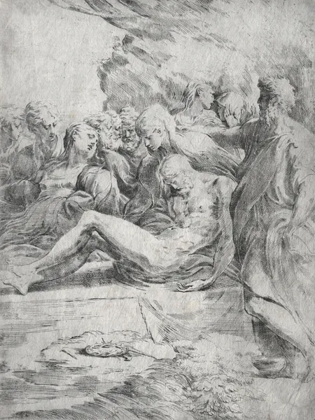The Entombment av Parmigianino