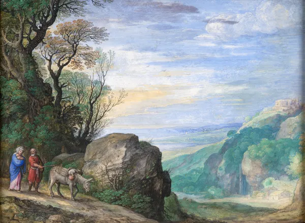 The flight into Egypt av Paul Bril