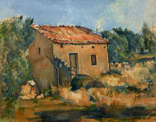 Abandoned House near Aix-en-Provence av Paul Cézanne