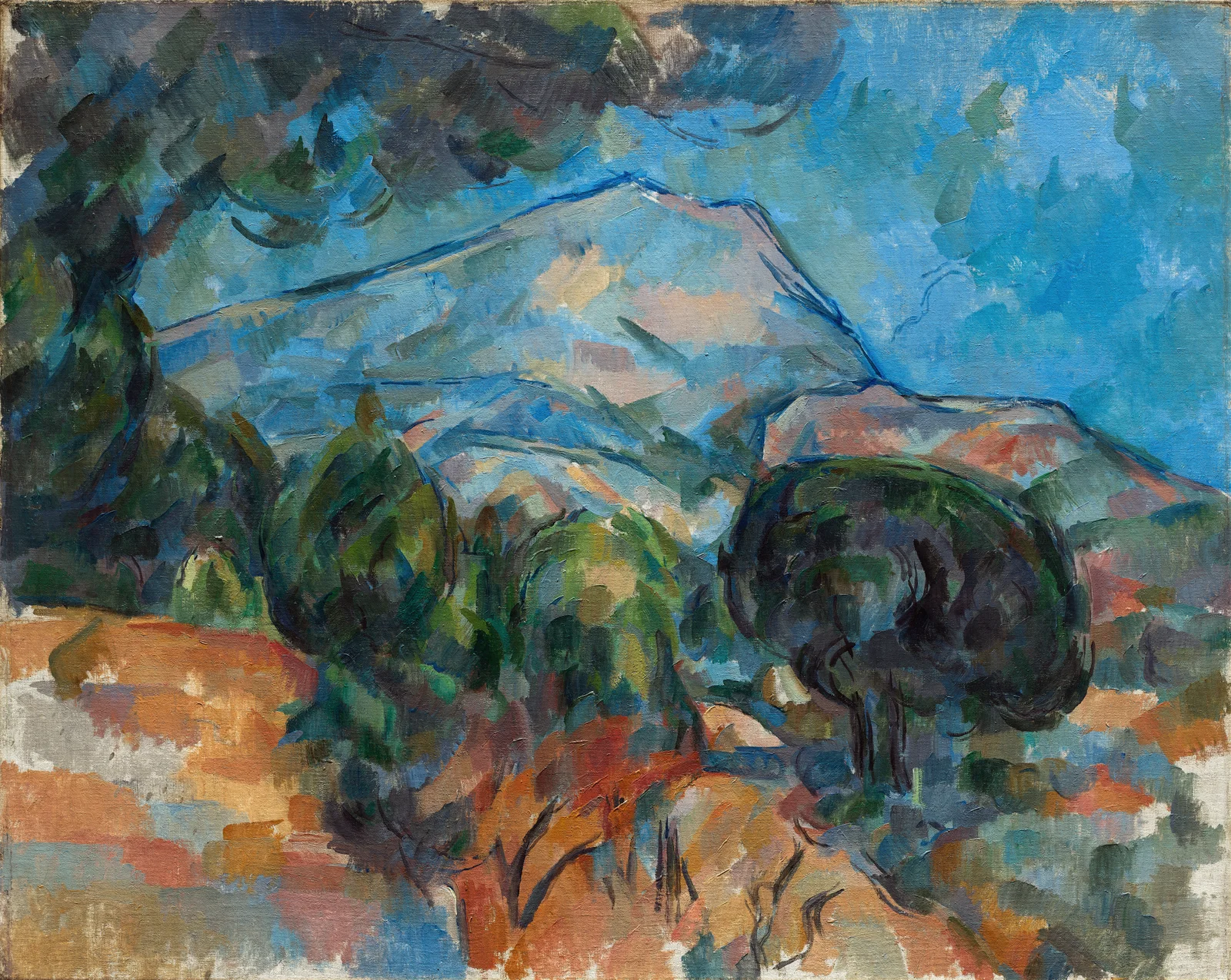 Mount Sainte-Victoire av Paul Cézanne