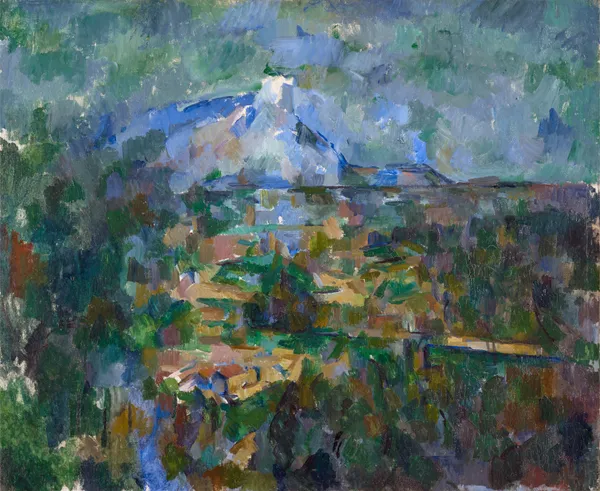 The Mont Sainte-Victoire Seen From Les Lauves av Paul Cézanne