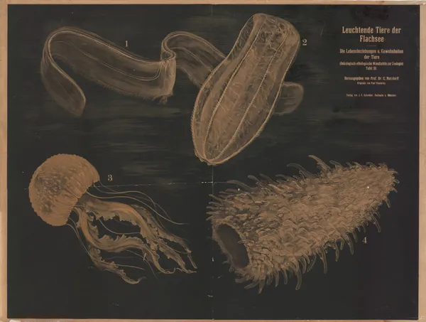 Leuchtende Tiere der Flachsee av Paul Flanderky