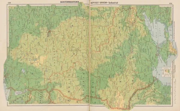 Europe—Southwestern Soviet Union, Manufacturing Region av John Paul Goode
