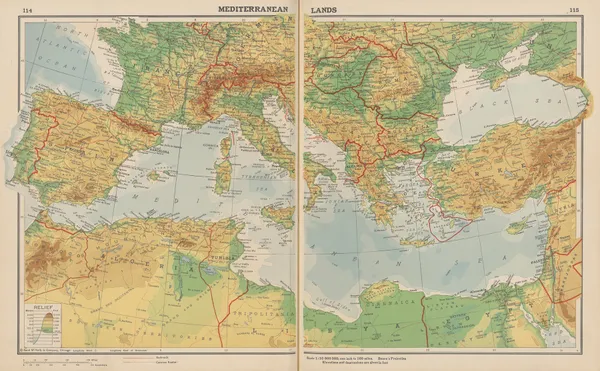 Mediterranean Lands av John Paul Goode