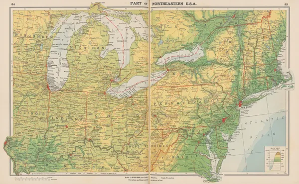 Part of Northeastern U. S. A. av John Paul Goode